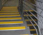 The SC3 is an ideal tread for fire stairs, foyer entrance stairs, railway stations, industrial stairs, or