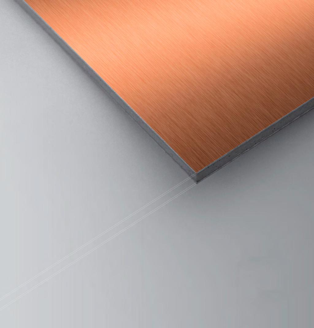 Nu-core Copper Composite Panel Innovative Nu-core composite core