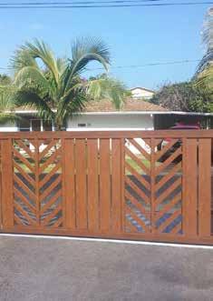 Fencing, Gates & Privacy Screens Knotwood aluminium systems use a concealed fixing system which hides unsightly screws and rivets, no
