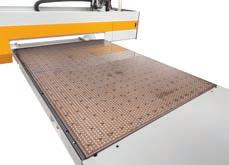 Processing panels of different materials and sizes The Rover Plast A FT offers a wide range of solutions for processing large and small panels of various materials and thicknesses.