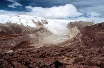 from 30 reference glaciers from 1996-2005 was twice as fast as the