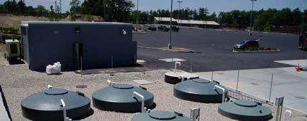 DECENTRALIZED WASTEWATER MANAGEMENT: Designing infrastructure to match your community This wastewater treatment system in Pembroke, MA serves three large shopping plazas.