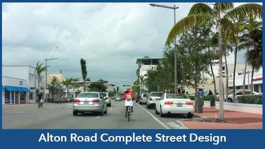 23 FDOT, District Six State Transportation System and Major Projects Complete Streets Projects The Florida Department of Transportation s (FDOT) Complete Streets Policy, adopted in September 2014,