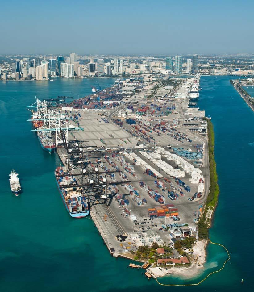 As a cargo gateway center, the Port handles more than 1,000,000 TEU s annually.