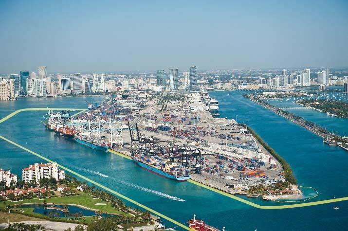 It included the rehabilitation of the rail bridge which connects PortMiami to the mainland, the construction of a rail
