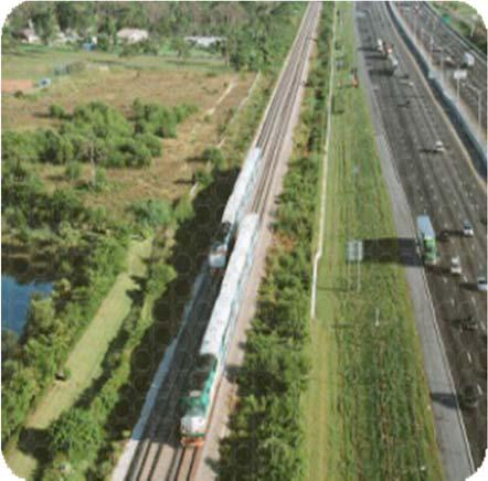 55 South Florida Regional Transportation Authority Public Transportation Improvements and provide improved running time, greater running time reliability, higher asset utilization, and greater track