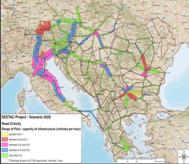 Improvement of operational conditions of the links - parts of the Corridors V and X in proximity of Belgrade, Zagreb and Ljubljana. Positive effects are recorded at many cross-border links.