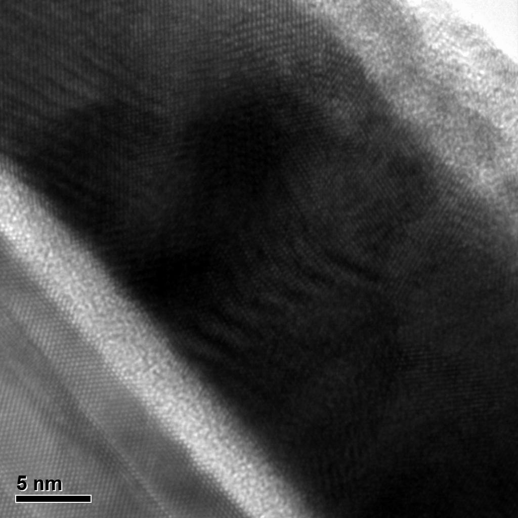 20% Yttrium Oxide / Hafnium Oxide Annealed Sample Image at 500,000 Magnification