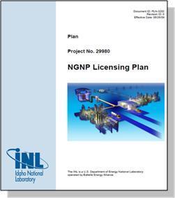 NGNP Licensing Plan Prioritization results are summarized in the NGNP Licensing Plan (2009) Identifies priority licensing topics (key policy and technical issues) Describes resolution &