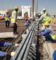 of 2-cell Lusail Bridge to the Pearl Doha,