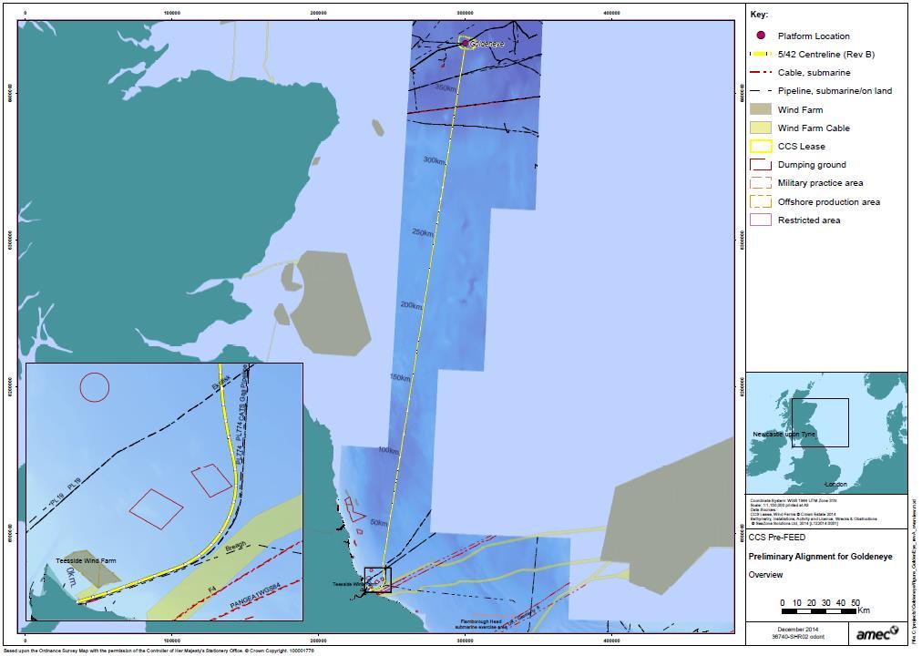 Network - offshore Two options Shell Goldeneye (DHF) / Captain DSF NG