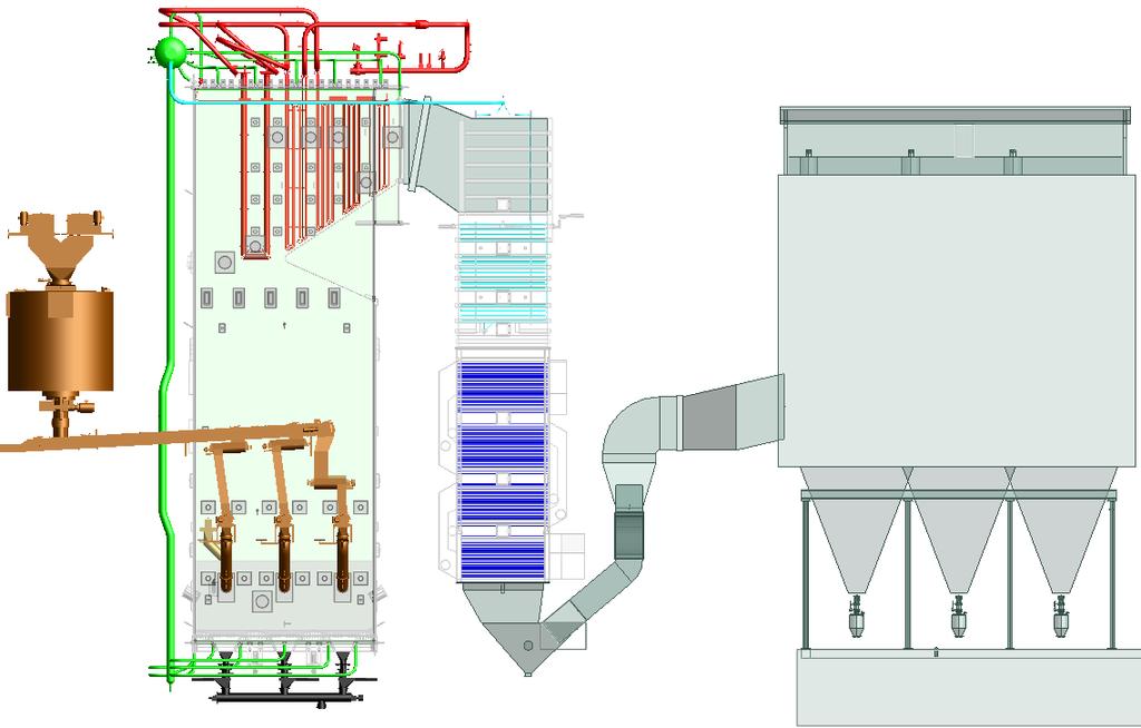 FW BFB Boiler: Design Features Drum o