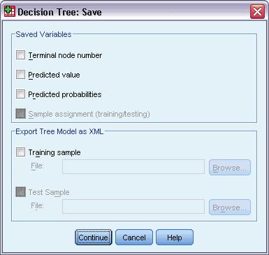 21 Creating Decision Trees Treat as missing values. User-missing values are treated like system-missing values. The handling of system-missing values varies between growing methods.