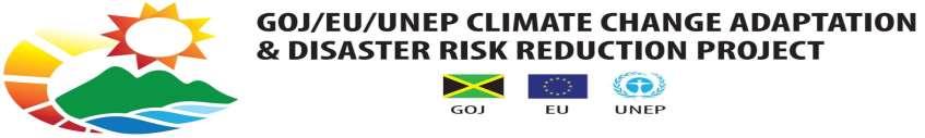 Funded by: GOJ/EU/UNEP Value: Euro 4.