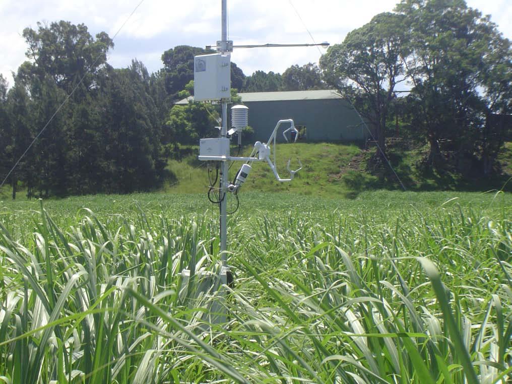 Micrometeorological techniques: eddy covariance (uses fast-response sensors; measurements