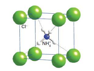 tetrahedral NH 4 + ion to form hydrogen