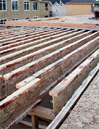 I-Joist Environmental Attributes Pre-cut to length reduces on-site waste Can use (LVL), lumber, or MSR lumber. OSB or Plywood webs.