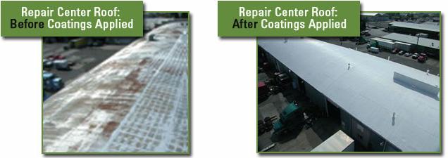 Restoration and Repair of Metal Roofs Broadway Truck Repair Center, Spokane Valley, WA The Broadway Truck Repair Center is a 60,000 square foot corrugated steel facility located in Spokane Valley, WA.