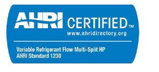 AHRI Standard 1230 AHRI = Air Conditioning Heating and Refrigeration Institute AHRI Standard 1230 was launched in 2011 Established certification standard for Variable Refrigerant