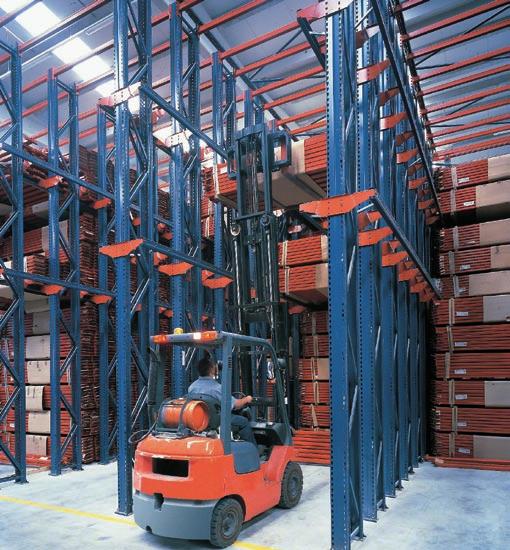 The pallets must be analysed before defining the support measurements.