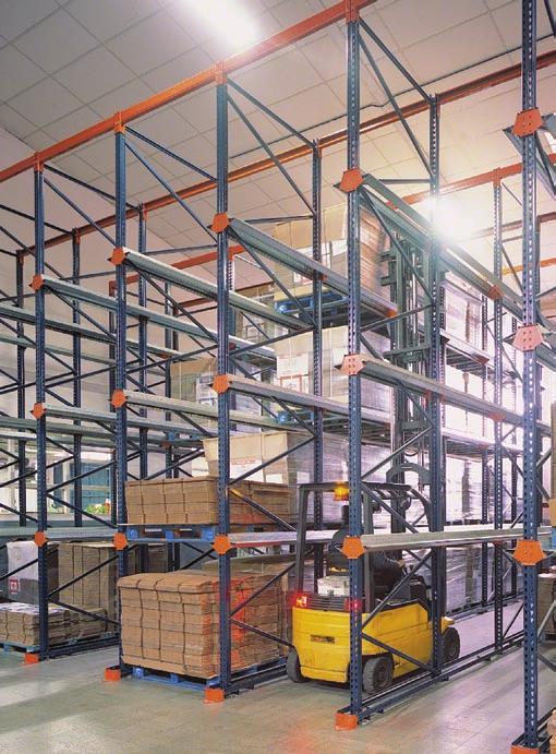 - Avoid the risk of the racking being hit, preventing possible damage to the load and simplifying manoeuvres. It his strongly recommended that they be fitted whenever very deep aisles are used.