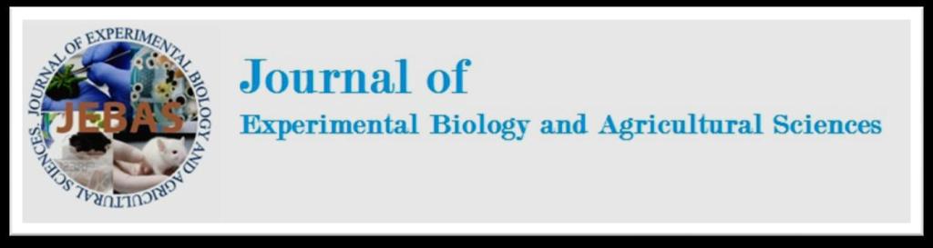 Journal of Experimental Biology and Agricultural Sciences; 2012 ISSN: Applied http://www.jebas.