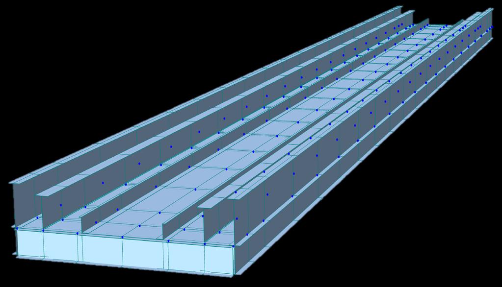 3) Doha Metro Temporary Bridge_How we modelled Grillage models for bending design