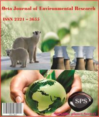 Octa Journal of Environmental Research Apr. Jun., 2017 International Peer-Reviewed Journal ISSN 2321 3655 Oct. Jour. Env. Res. Vol. 5(2):149-155 Available online http://www.sciencebeingjournal.
