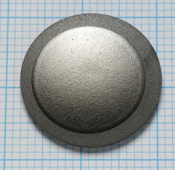 Substrate thickness: 860 µm Machined to Ø15mm by cylindrical