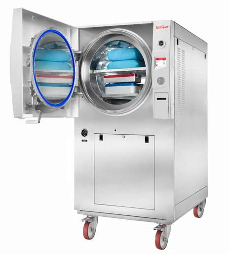 Economic Line 5075 HSG The 5075HSG is a fully featured 160 liter stand-alone mobile pre & post vacuum autoclave.