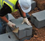 Foundations Trenchblock/Tongue & Groove Trenchblock and Trenchblock Tongue & Groove have been specifically developed for use in the construction of solid foundation walls.