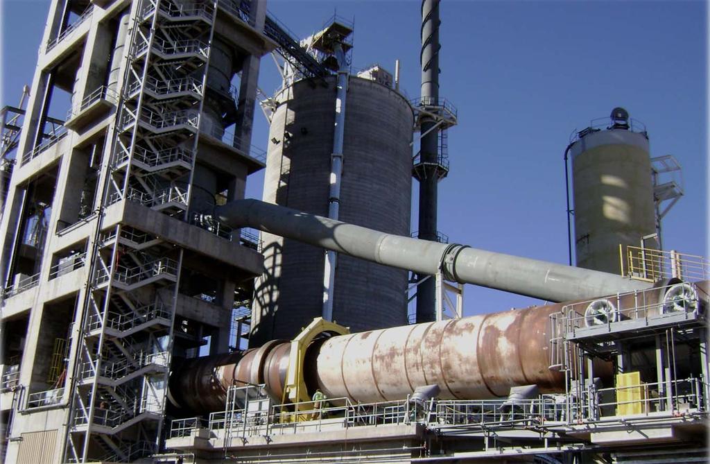 The plant includes a six stage precalciner/preheater kiln with a rated capacity of 660,000 tons of