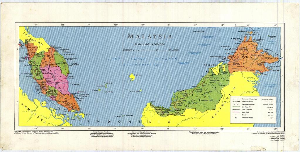 Introduction/cont d ADMINISTRATIVE BOUNDARY o Due to history and geography, separated into three regions: Peninsular Malaysia, Sarawak and Sabah o Consist of 13 states and three federal