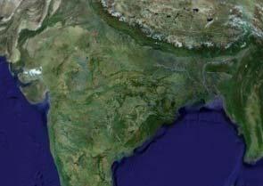 NEPAL Satellite view of East