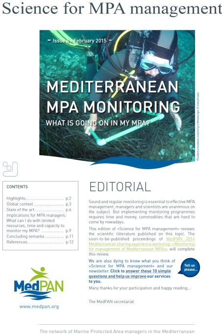 MedPAN Support to the Natura 2000 network at sea Promote a coordinated, harmonized and open access approach to MPA-relevant data