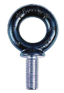 Forged Machinery Eye Bolts S-279 / M-279 Para Español: www.thecrosbygroup.com SEE APPLICATION AND WARNING INFORMATION On Page 180-181 Forged Steel - Quenched & Tempered.