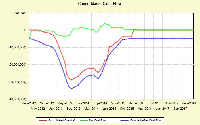 Corporate Consolidation Summary Reports Cash Flow