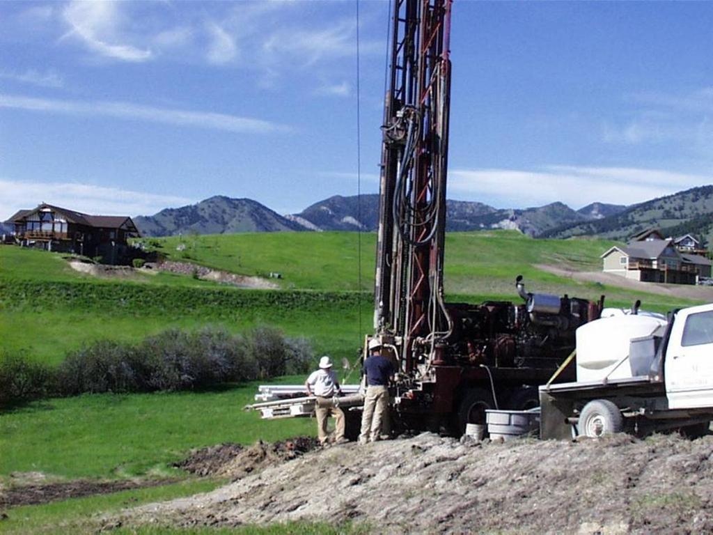 Drilling a Well Hire a licensed driller Obtain
