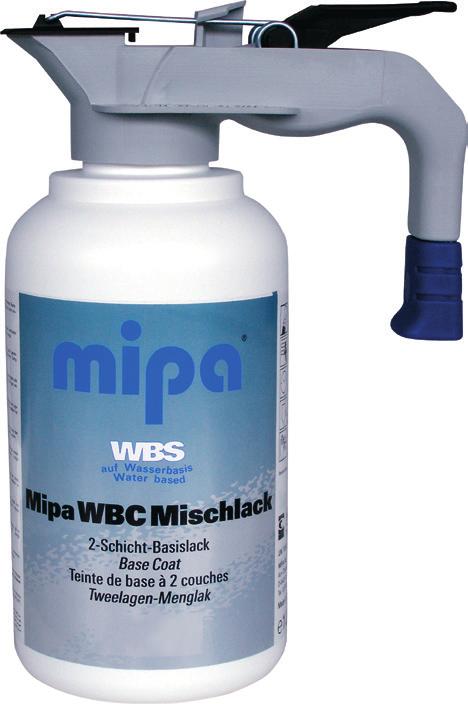 Time never stands still Ecology and Economy After extensive development Mipa WBC water-basecoat is meeting not only the current
