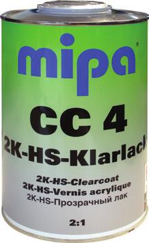 Highest quality In addition to Mipa WBC-basecoats numerous other products ensure not only car coatings of the highest quality but also the compliance with