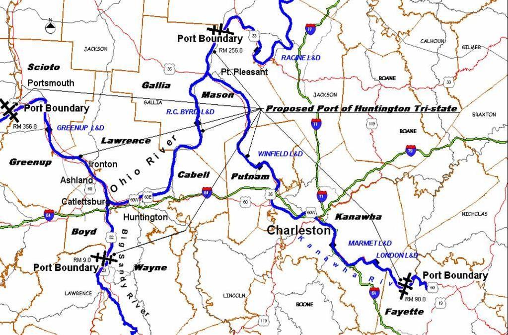 West Virginia Public Port Authority Mission Statement Develop the potential of intermodalism by combining highway, rail, and water transportation infrastructure to maximize overall economic
