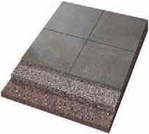 SPACERS BETWEEN PAVERS When laying porcelain pavers by resting them directly on the substrate, they must never be laid so that they touch each other, as this would drastically increase the risk of