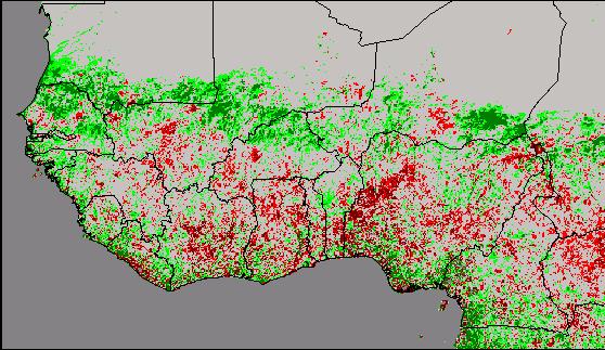 the Sahel September, reference year Vegetation Index in the Sahel -