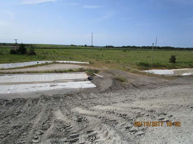 Photo # 14 View of the two, parallel ditches on the western perimeter of