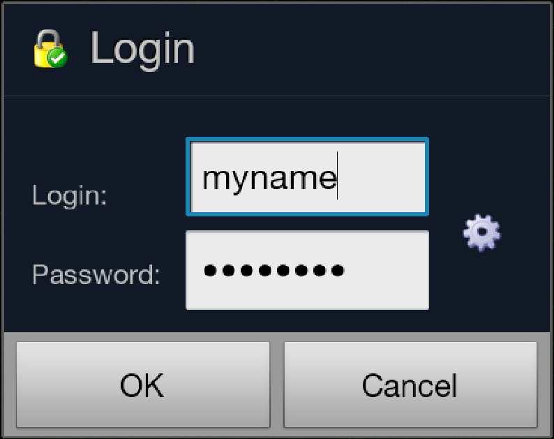 After you log in successfully once, you will not have to enter your name/password the next time.