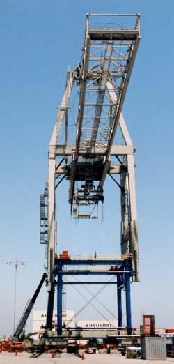 Crane Modifications - Some Considerations 1. Design ship 2. Stability, ballast, and wheel loading/girder capacity 3. Construction impact to terminal operations 4. Electrical system upgrade? 5.