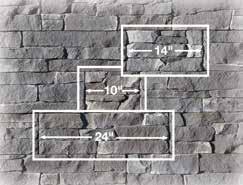 You don t need mortar, and you don t need to be a skilled mason to install it. STONEfaçade Ledgestone is affixed to the wall using a patented fastening flange.