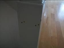 Walls As per check in Fitment holes seen to top banister pole 126.