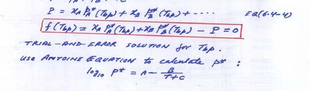 T - works good for x A is close to 0 (i.e., the dilute solution of A) 10/17/2012 ChE 201/shoukat@buet.ac.