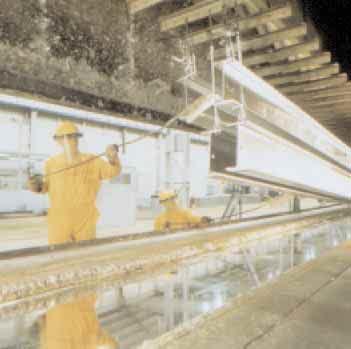 ACID AND WATER USE IN GALVANIZING The UK galvanizing industry uses large quantities of acid for pickling, and many companies also use significant quantities of water for rinsing.